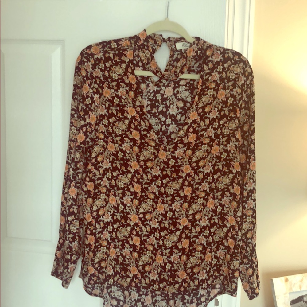 Cut out blouse